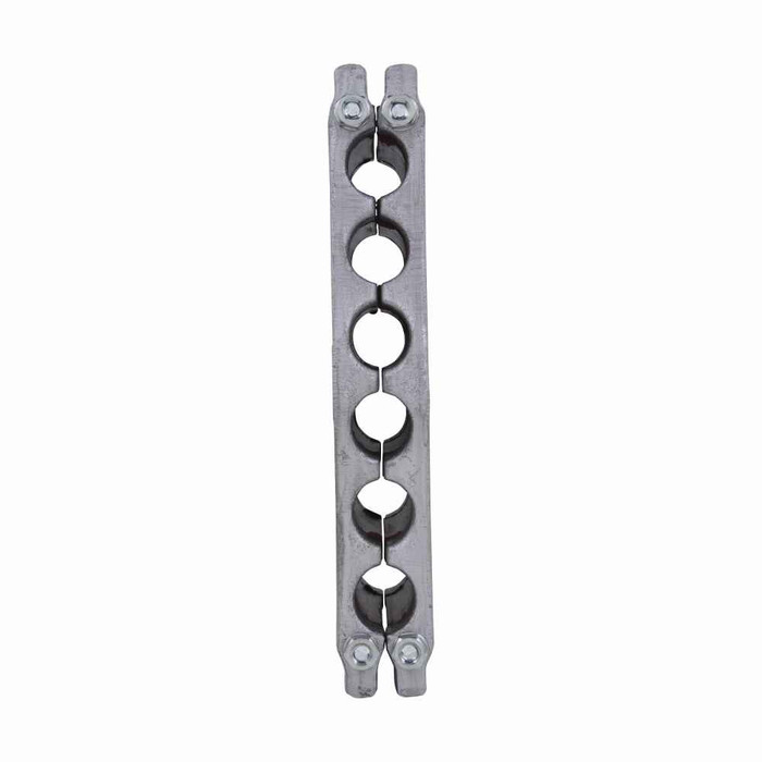 Crouse-Hinds TWB4036 Eaton series Thru-Wall Barrier TWB sealing block assembly, Elastomeric, 4 frame spaces required, 3 openings in block, Opening size range: 1.750-2.000"