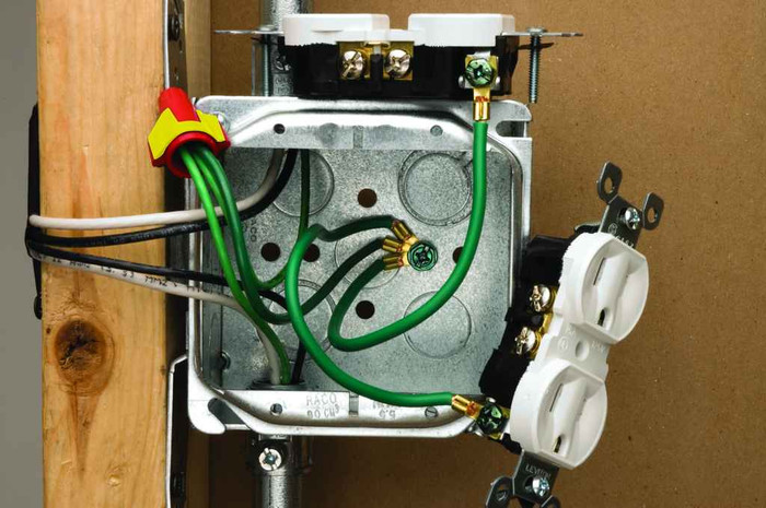 IDEAL Industries 30-3287 Combo Grounding Tail, 2-Wire Stranded, Bag of 25