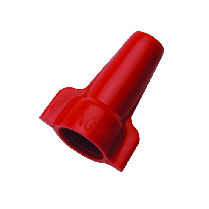IDEAL Industries 30-552 Wing-Nut® Wire Connector, Model 452® Red, Carton of 1,000