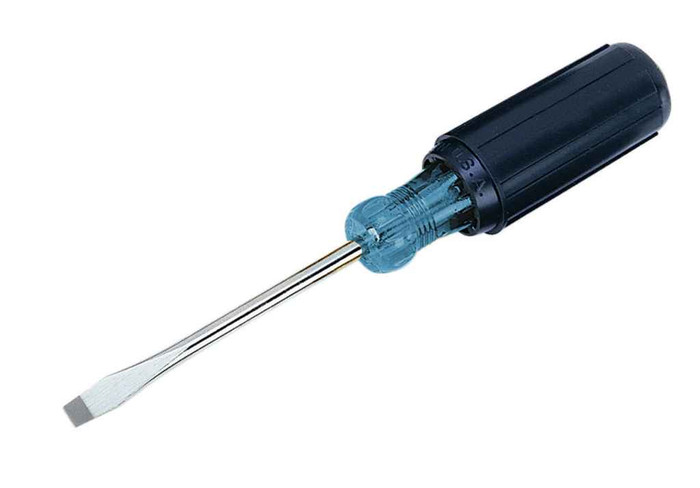 IDEAL Industries 35-164 HD Keystone Tip Screwdriver, 1/4" x 4", Round Shank