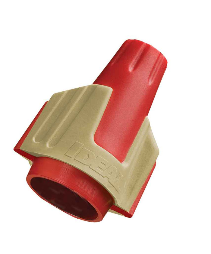 IDEAL Industries 30-144 Twister® PRO Wire Connector, Model 344® Red/Tan, Box of 50