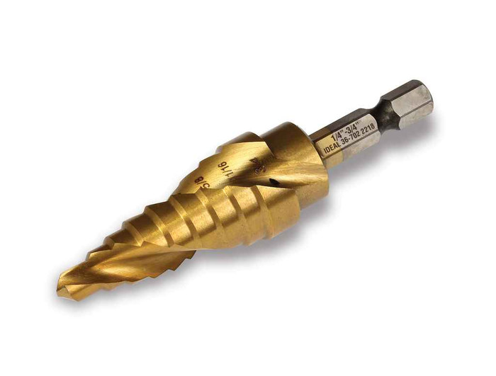 IDEAL Industries 36-702 Spiral Step Bit, #3, 1/4" - 3/4"