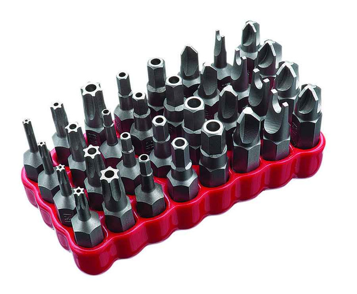 IDEAL Industries 35-933TP 32-Piece Replacement Bit Block, Tamper-Proof