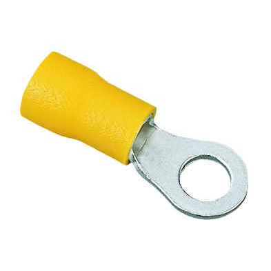 IDEAL Industries 84-2341 Vinyl Insulated Ring Terminal, 12-10 AWG, #10 Stud, Box of 1,000