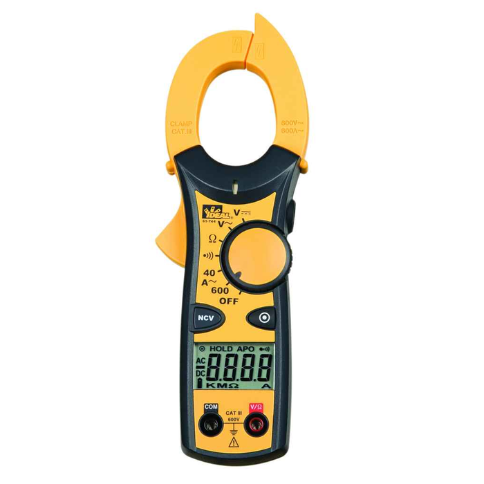 Ideal Industries Clamp-Pro 600A AC Digital Clamp Meter with Non-Contact Voltage Detection
