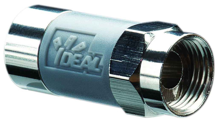 IDEAL Industries 85-168 TLC™ RG-6 F Tool-less Compression Connector -50 pk
