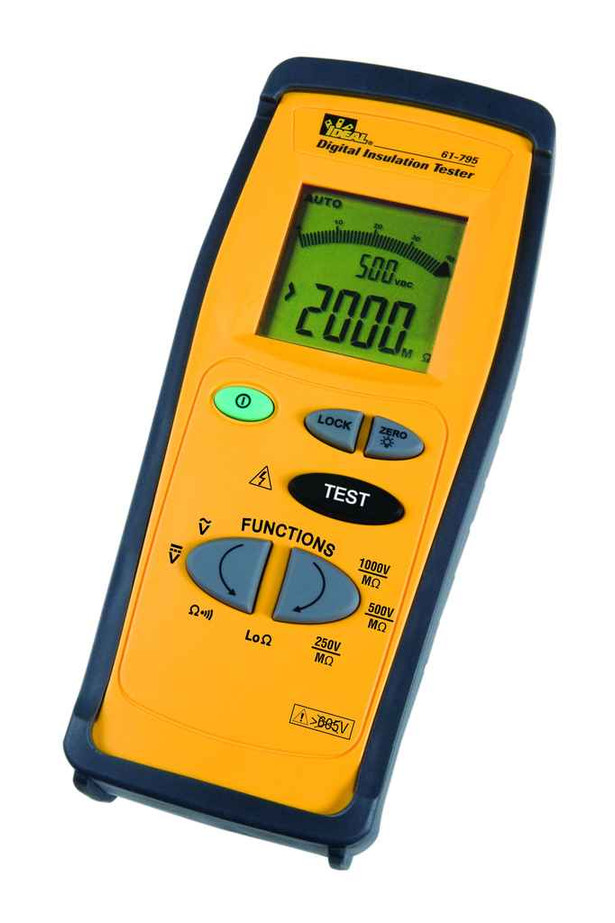 IDEAL Industries 61-795 Insulation Tester, 250/400/1000V