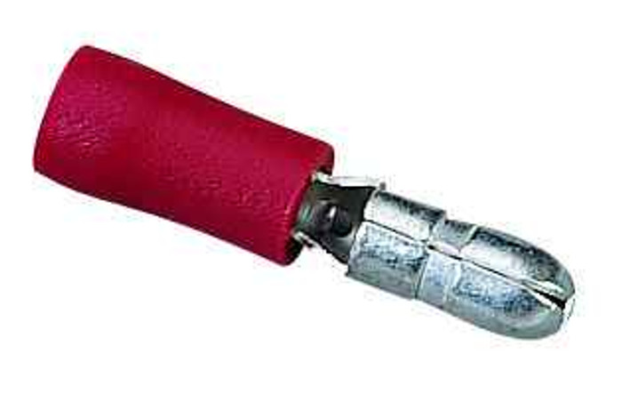 IDEAL Industries 83-8001 Vinyl Insulated Bullet Disconnect, 22-18 AWG, Clam of 25