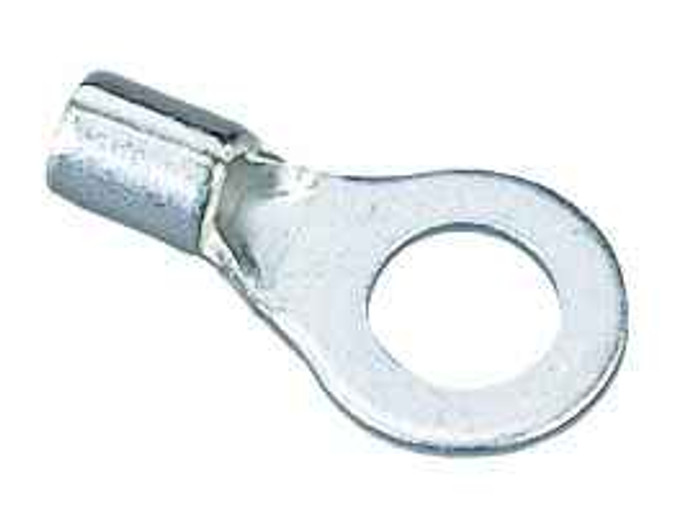 IDEAL Industries 83-0631 Non-Insulated Ring Terminal, 4 AWG, 3/8" Stud, Box of 20