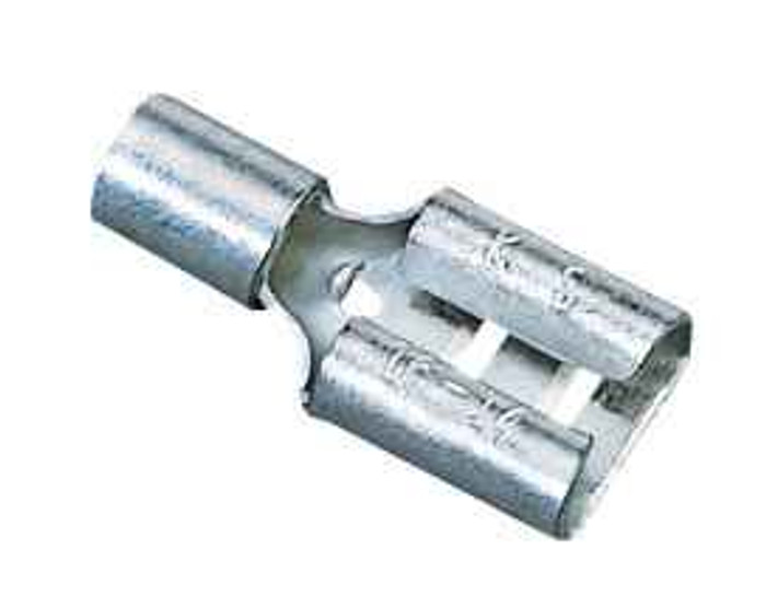 IDEAL Industries 83-9441 Non-Insulated Female Disconnect, 22-18 AWG, .187 Tab, Box of 25