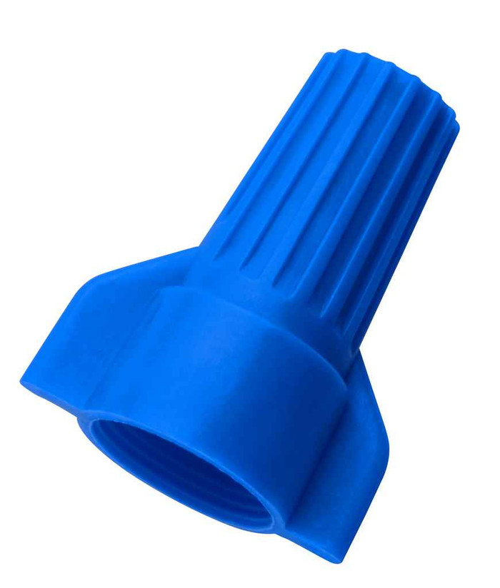 IDEAL Industries WT54-B WingTwist® Wire Connector, Model WT54 Blue, Bag of 100