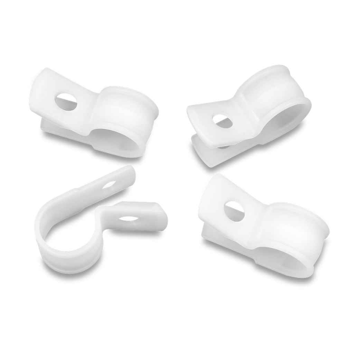 IDEAL Industries IT500CCL2-C Self-Aligning Cable Clamp, 1/2" x 1/2", Natural, #10, 100/Bag