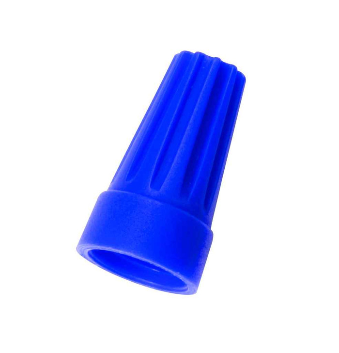 IDEAL Industries WT2-1 WireTwist® Wire Connector, Model WT2 Blue, Box of 100