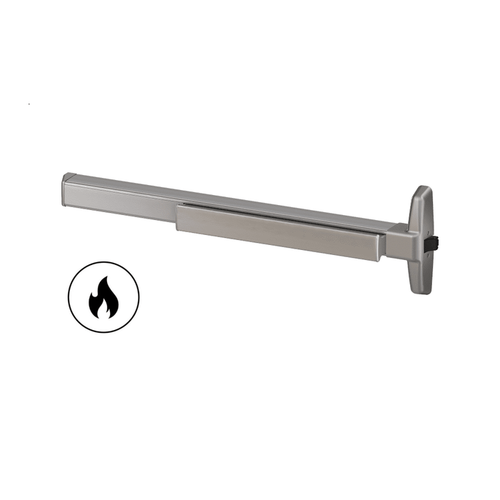 Von Duprin 75 Series - Fire Rated 4 ft Grade 1  Narrow Stile Pushpad Rim Exit Device