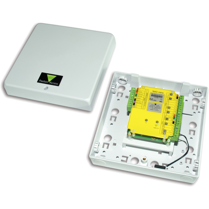 Paxton Net2 Plus, I/O Board with ABS Plastic Housing, Wall Mount, 4 Inputs, 4 Mains Rated Relay Outputs