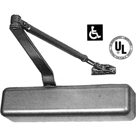 Calibre Door Closers CA9901 Tri-Pack Arm Size 2-5 ADA Surface Mount Door Closer