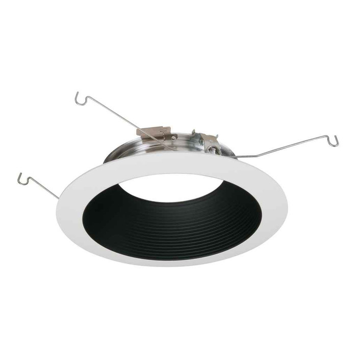 Halo 693BB 6" Trim, Black Baffle, White Trim Halo 693BB 6" Trim, Black Baffle, White Trim