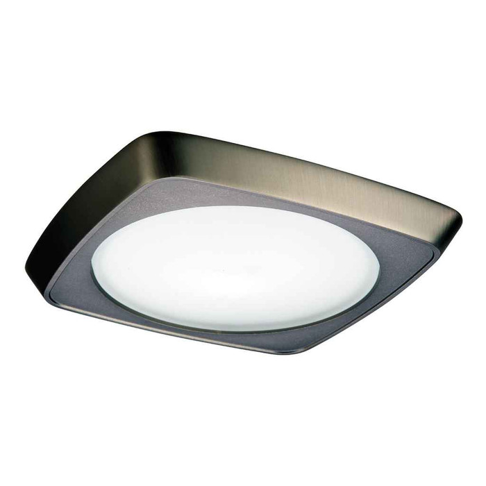 Halo 5230TBZ 5" Squircle Frost Glass Lens, Tuscan Bronze Metal Ring, Showerlight
