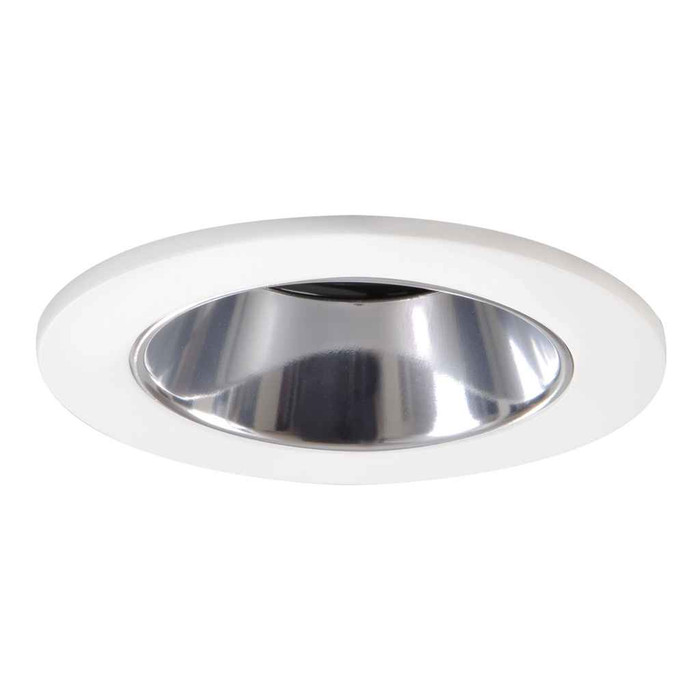Halo 3007WHC 3" Trim Lensed Shower Light 15 Degree White Trim with Clear Reflector