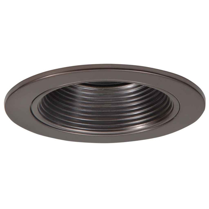 Halo 1453TBZ 4" Trim Metal Baffle Tuscan Bronze Trim with Tuscan Bronze Baffle, MR16