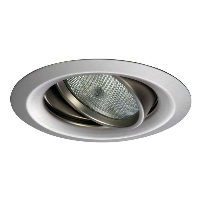 Halo 5165SN 5" Satin Nickel Adjustable Gimbal & Trim Ring 35-degree max. tilt