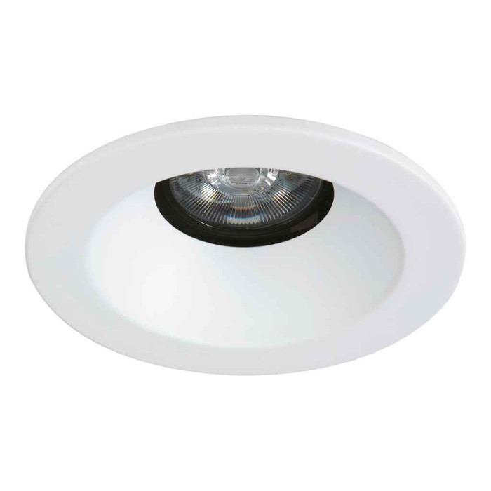 Halo 1440MWWF 4" Conical Reflector, Open, 35 degree Tilt, White Trim & White Flange