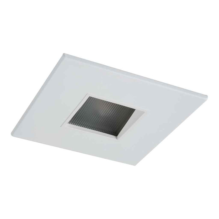 Halo 1486MWWB 4" Square Pinhole, Lens Wall Wash, White Trim & White Baffle