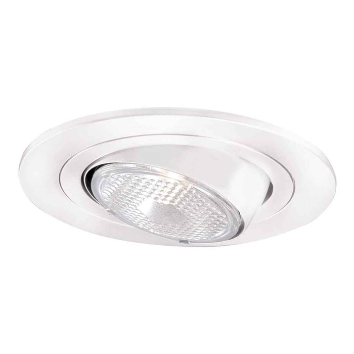 Halo 996P 4" Trim Eyeball PAR20 Lamp White Trim with White Eyeball