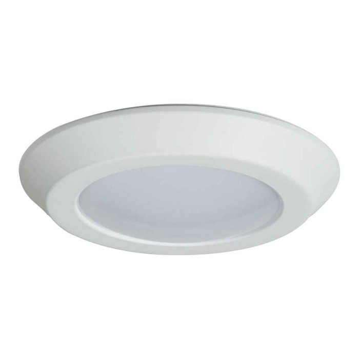 Halo BLD606930WHR 6 Inch, Surface Mount LED Downlight, 3000K, 90 CRI, 700 Lumen, 120V, 8.2 W, Matte White