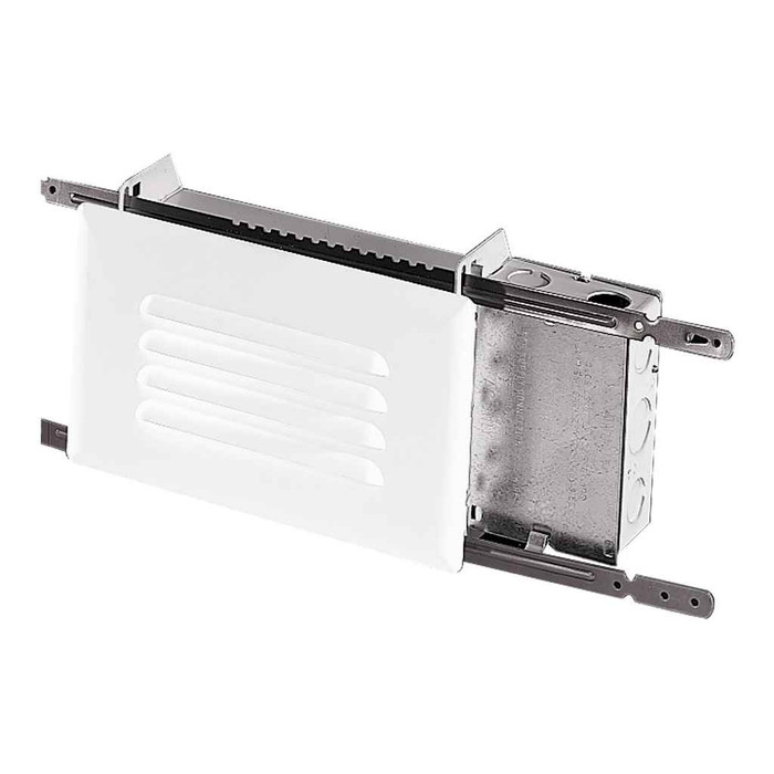 Halo H2922ICT Step Light, IC, Incandescent, with Louver Face Plate, Junction Box & Bar Hangers
