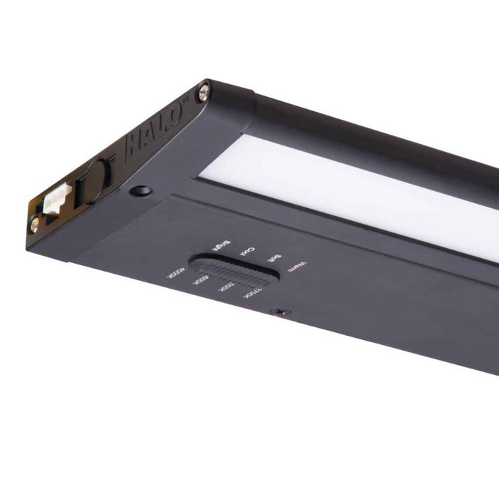 Halo HU30ADV18MB LED Undercabinet HU30, 18 inch, 4 CCT seleCCTable, Motion Sensor, Matte Black