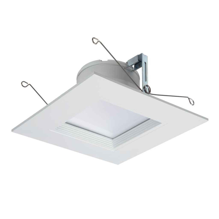 Halo RSQ6089351EMWWB 6" Square LED Retrofit Trim, 800 LM, 3500K, 90CRI