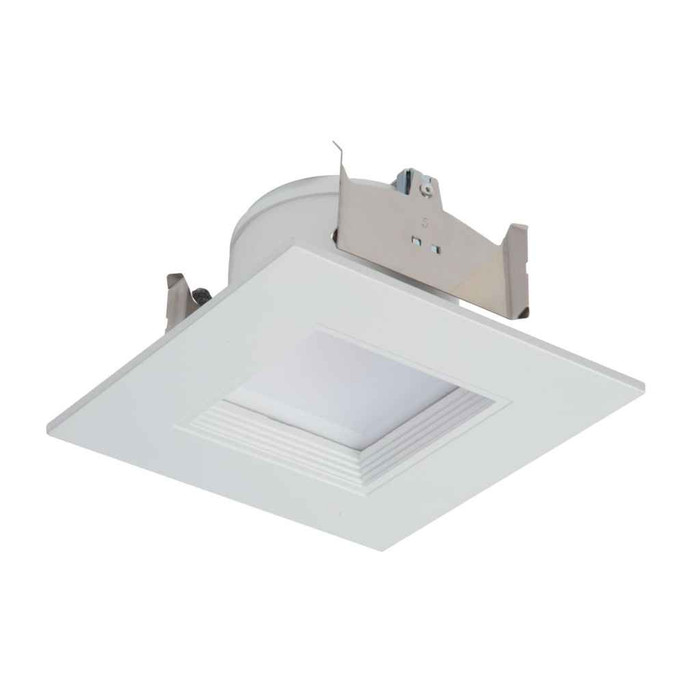 Halo RSQ4089401EMWWB 4" Square LED Retrofit Trim, 800 LM, 4000K, 90CRI