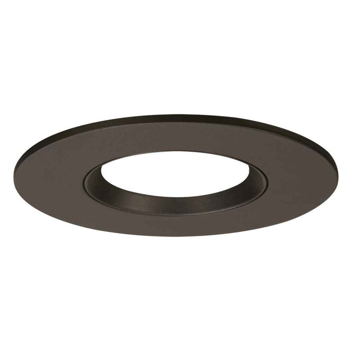 Halo TL3PINMBBB 2.00" aperture pinhole w/oculus, open, self-flanged, matte black flange, black oculus