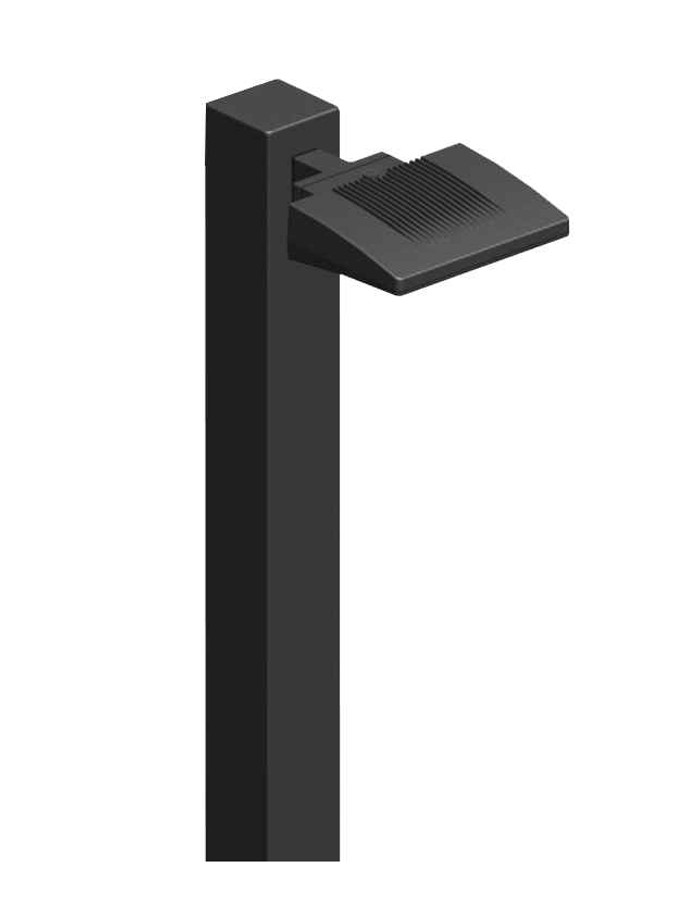 RAB ALED26DC AREA LIGHTS 2473 LUMENS ALED 26W 12V 24V DC 5000K POLE MOUNT BRONZE