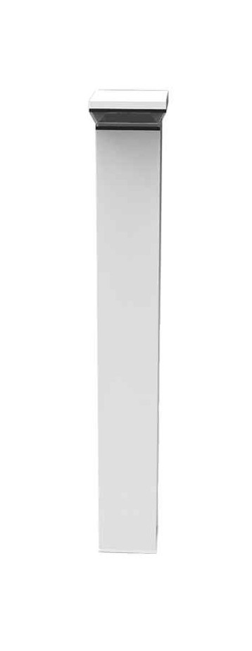 RAB BLED18YW LED SQUARE BOLLARD 42" 18W WARM 3X6W @ 90 DEG WHITE DIM RAB BLED18YW LED SQUARE BOLLARD 42" 18W WARM 3X6W @ 90 DEG WHITE DIM