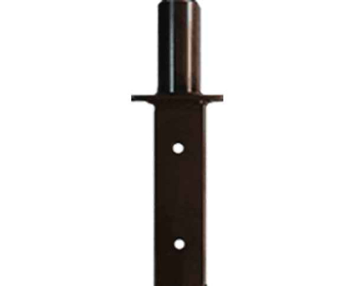 RAB BAD6 POLES POLE ADAPTOR FOR 2 3/8 TENON TO 6 INCHES SQUARE POLE