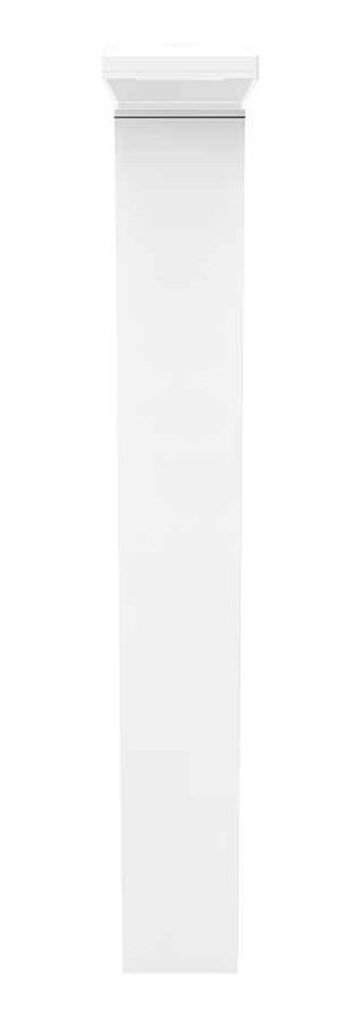 RAB BLED24YW/480/D10 BOLLARD SQUARE 42" 24W 480V DIM LED WARM 90 DEG WHITE