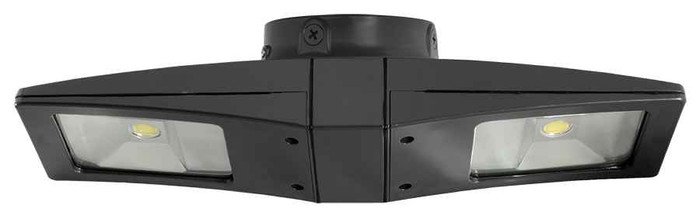 RAB CLED2X13NBB/PCS2 ARCHITECTURAL 3112 LUMENS CLED 26W 4000K WITH BACK BOX 277V SWIVEL PHOTOCELL BRONZE