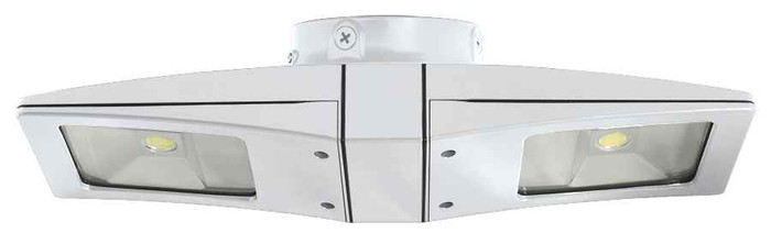 RAB CLED2X13NBBW/PCS2 ARCHITECTURAL 3112 LUMENS CLED 26W 4000K WITH BACK BOX 277V SWIVEL PHOTOCELL WHITE