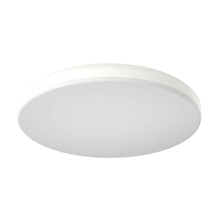 RAB CRVFAS-19R-32-9CCT-UNV-W/MVS SURFACE & FLUSH MOUNTS 2450 LUMENS CRV FIELD ADJUSTABLES SURFACE MOUNT SMOOTH 19 INCH ROUND 32W 90CRI SELECTABLE 2700/3000/3500/4000/5000K 120V-277V WHITE MICROWAVE SENSOR