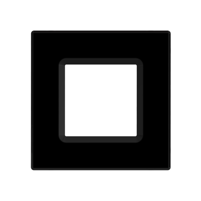 RAB DLTRIM/WFRL6S-BS COLOR TRIM FOR SQUARE WAFER 6" BLACK SMOOTH