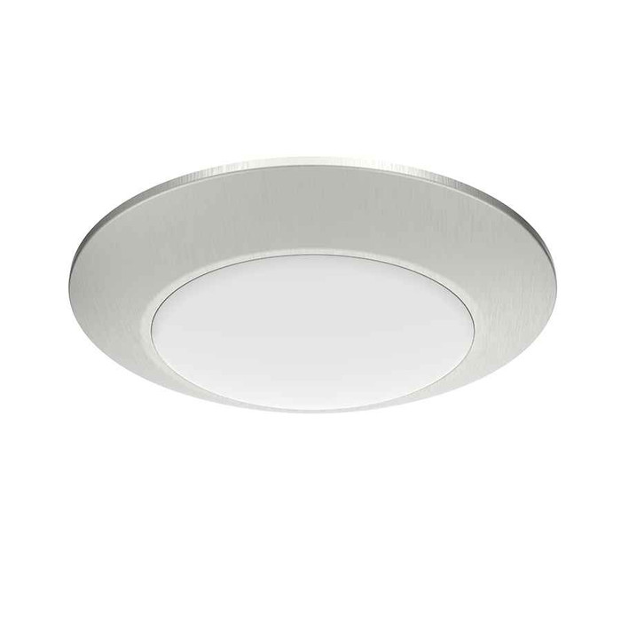 RAB DSK34-6R16930120BNS SURFACE & FLUSH MOUNTS 1000 LUMENS DSK34 6 INCH ROUND 16W 90CRI 3000K 120V BRUSHED NICKEL SMOOTH