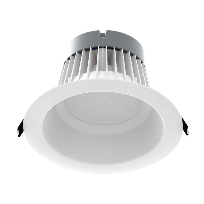 RAB C8R559FAUNVW RECESSED DOWNLIGHTS 5080 LUMENS COMMERCIAL 55W 8 INCHES ROUND 90CRI 120V-277V WHITE