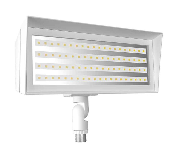 RAB FFLEDXSYW/PCU FLOODLIGHTS FFLED EXTRA SMALL 3000K 120V-277V KNUCKLE MOUNT WHITE 120V-277V BUTTON PHOTOCELL