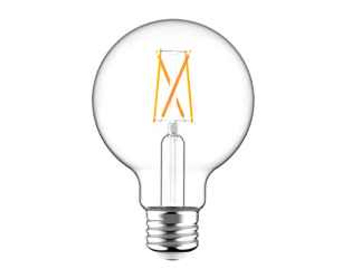 RAB G25-3-E26-922/30-F-C-WGD A-LINE BULBS 350 LUMENS G25 3W BASE E26 90CRI 2200K-3000K FILAMENT CLEAR DIM TO WARM