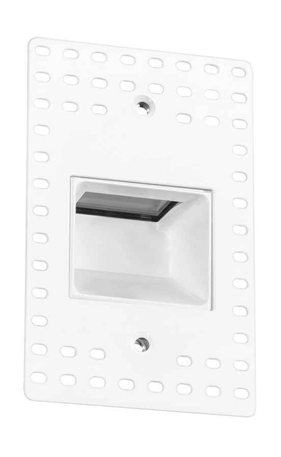 RAB FSLEDV3NB/277/TL LANDSCAPE 42 LUMENS STEPLIGHT RECESSED VERTICAL 3W 277V 4000K TRIMLESS BLACK