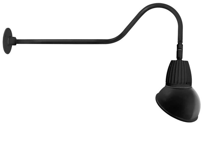 RAB GN2LED13YSAD11B DECORATIVE 329 LUMENS GOOSENECK 13W 3000K 35 INCHES ARM ANGLED DOME SPOT 11 INCHES BLACK RAB GN2LED13YSAD11B DECORATIVE 329 LUMENS GOOSENECK 13W 3000K 35 INCHES ARM ANGLED DOME SPOT 11 INCHES BLACK