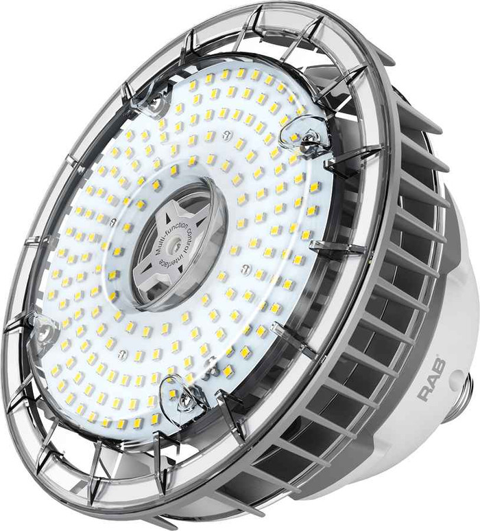 RAB HID-60-V-EX39-850-BYP-HB-G2 HID REPLACEMENTS 8000 LUMENS HID 60W VERTICAL BASE EX39 80CRI 5000K BALLAST BYPASS HIGH BAY GEN 2