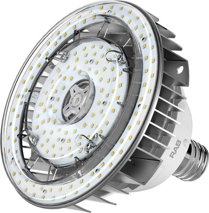 RAB HID-80-V-EX39-840-BYP-HB-G2 HID REPLACEMENTS 10800 LUMENS HID 80W VERTICAL BASE EX39 80CRI 4000K BALLAST BYPASS HIGH BAY GEN 2
